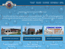 Tablet Screenshot of metroexpresscarwash.com